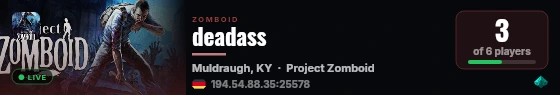 deadass live status badge
