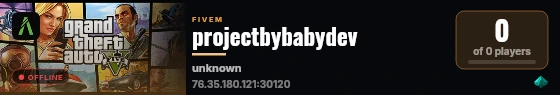 projectbybabydev live status badge