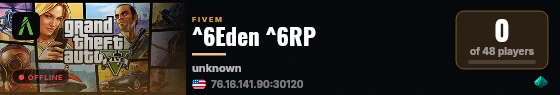 ^6Eden ^6RP live status badge