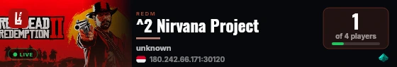 ^2 Nirvana Project live status badge