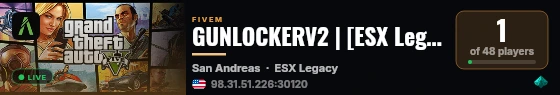 GUNLOCKERV2 | [ESX Legacy] live status badge