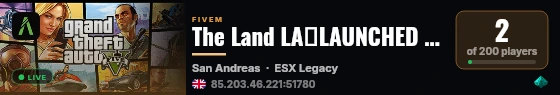 The Land LA🡺LAUNCHED NOW 26-AUG🡸 live status badge