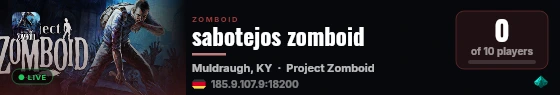 sabotejos zomboid live status badge