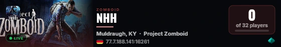 NHH live status badge