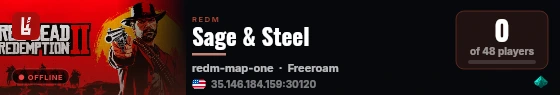 Sage & Steel live status badge