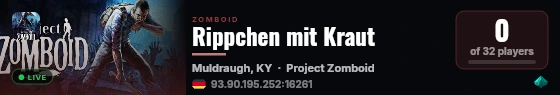 Rippchen mit Kraut live status badge