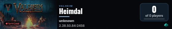 Heimdal live status badge