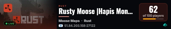 Rusty Moose |Hapis Mondays | JUST WIPED 26.08 live status badge