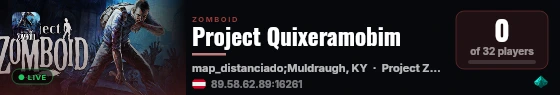Project Quixeramobim live status badge