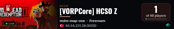 [VORPCore] HCSO Z live status badge