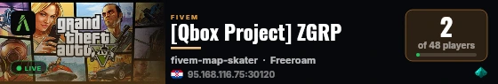[Qbox Project] ZGRP live status badge