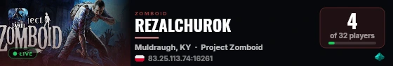 REZALCHUROK live status badge