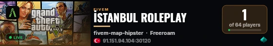 İSTANBUL ROLEPLAY live status badge