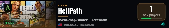 HellPath live status badge