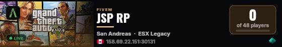 JSP RP live status badge