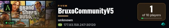 BruxoCommunityV5 live status badge