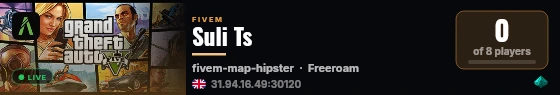 Suli Ts live status badge