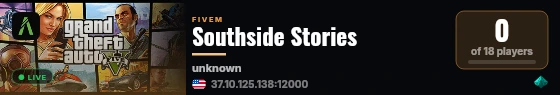 Southside Stories live status badge
