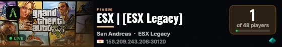 ESX | [ESX Legacy] live status badge