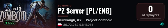 PZ Server [PL/ENG] live status badge