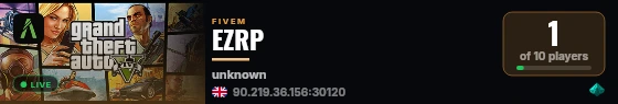 EZRP live status badge