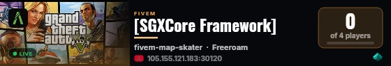 [SGXCore Framework] live status badge