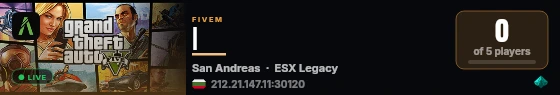 | live status badge