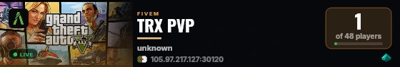 TRX PVP live status badge