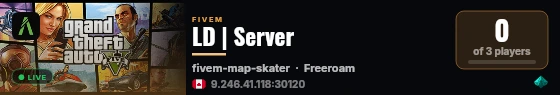 LD | Server live status badge