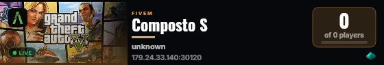 Composto S live status badge