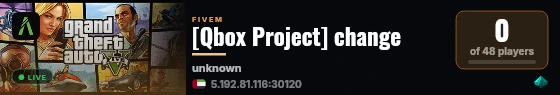 [Qbox Project] change live status badge