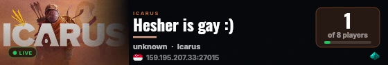 Hesher is gay :) live status badge