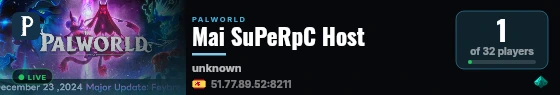 Mai SuPeRpC Host live status badge