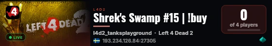 Shrek's Swamp #15 | !buy live status badge