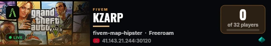KZARP live status badge