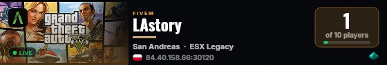 LAstory live status badge