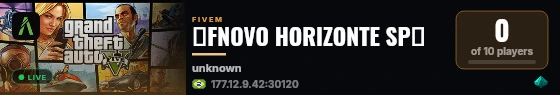 🡺FNOVO HORIZONTE SP🡸 live status badge