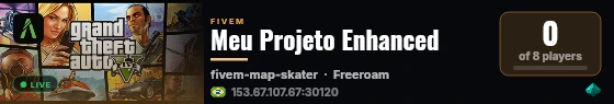 Meu Projeto Enhanced live status badge