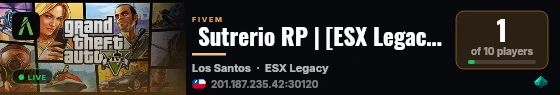  Sutrerio RP | [ESX Legacy] live status badge