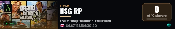 NSG RP live status badge