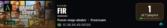 FIR live status badge