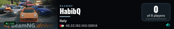 HabibQ live status badge