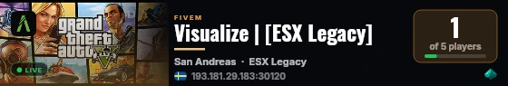 Visualize | [ESX Legacy] live status badge