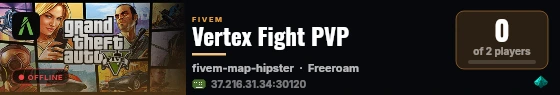 Vertex Fight PVP live status badge