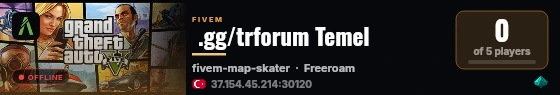  .gg/trforum Temel live status badge