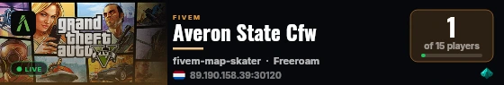 Averon State Cfw live status badge