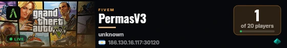 PermasV3 live status badge