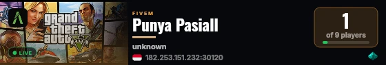Punya Pasiall live status badge