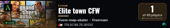 Elite town CFW live status badge