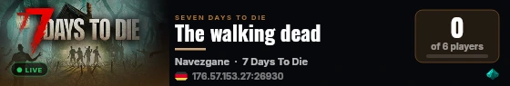 The walking dead live status badge